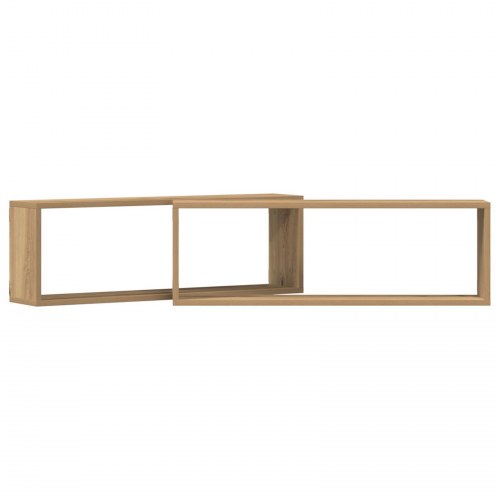 Væghylder 2 stk Artisan Eg 80x15x26 cm Lavet af Træ