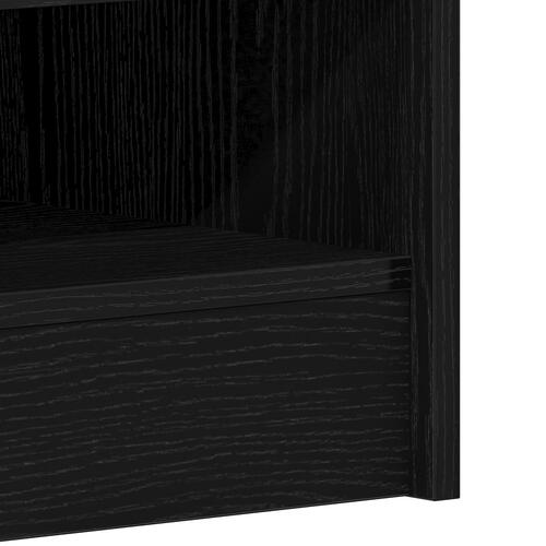Skoholder Sort Eg 60x35x92 cm Træ