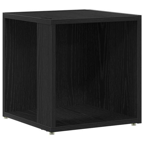 Sidebord Sort Eg 33x33x34,5 cm Konstrueret Træ