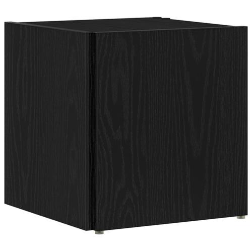 Sidebord Sort Eg 33x33x34,5 cm Konstrueret Træ