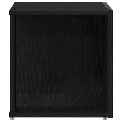 Sidebord Sort Eg 33x33x34,5 cm Konstrueret Træ