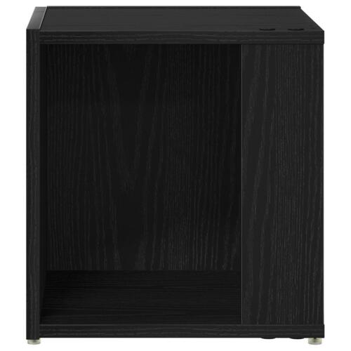 Sidebord Sort Eg 33x33x34,5 cm Konstrueret Træ