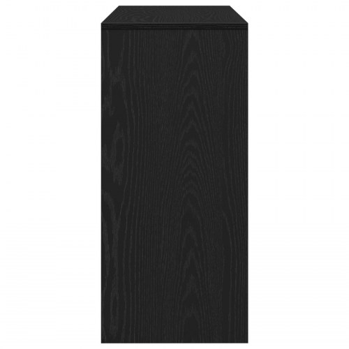 Sort Eg Konsolbord - 100x35x76.5 cm - Konstrueret Træ