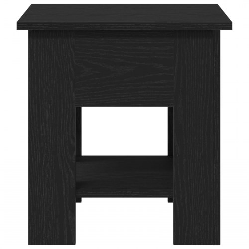 Sofabord Sort Eg 40x40x42 cm Konstrueret Træ