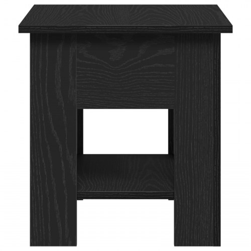 Sofabord Sort Eg 40x40x42 cm Konstrueret Træ