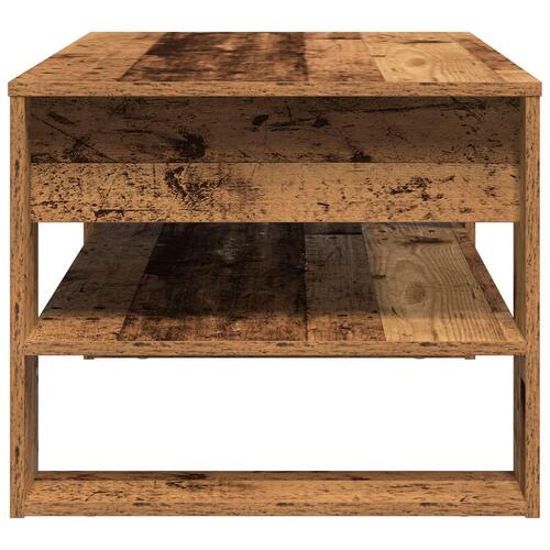 Kaffebord i gammelt træ 102x55x45 cm - Ingeniørtræ