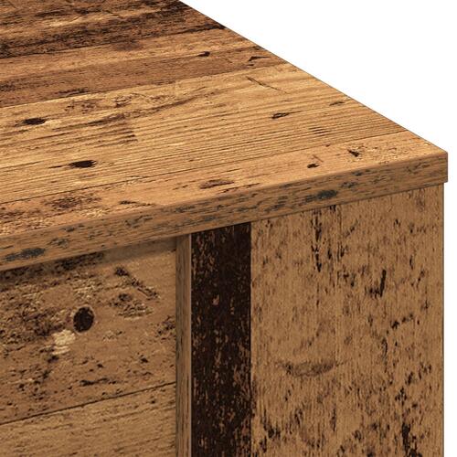 Kaffebord i gammelt træ 102x55x45 cm - Ingeniørtræ