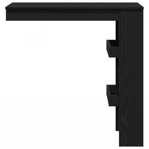 Væg Barbord - Sort Eg - 102x55x103.5 cm - Lavet af konstrueret træ
