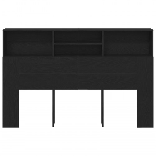 Hovedgavl Skab i Sort Eg - 160x19x103,5 cm Lavet af Spånplade