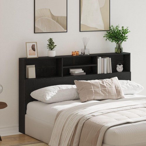 Hovedgærd kabinet Sort Eg 180x19x103,5 cm