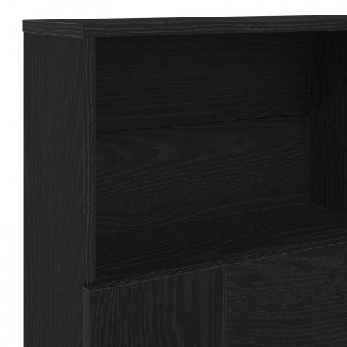Sort Eg Hovedgærde Skab, 200x19x103,5 cm