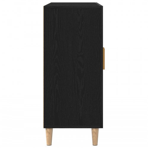 Skab i Sort Eg 90x34x80 cm i Konstruktionstræ