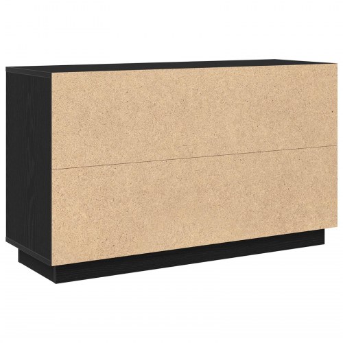 Skab Sort Eg 102x35x60 cm Konstrueret Træ