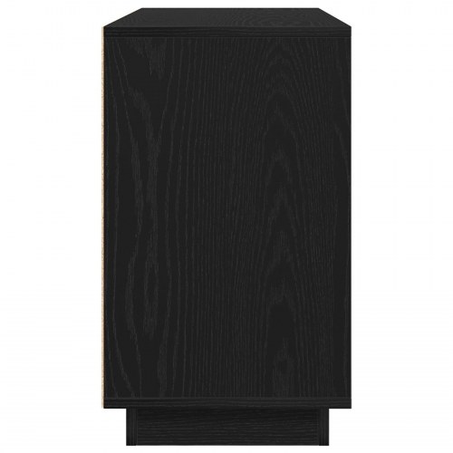 Skab Sort Eg 102x35x60 cm Konstrueret Træ