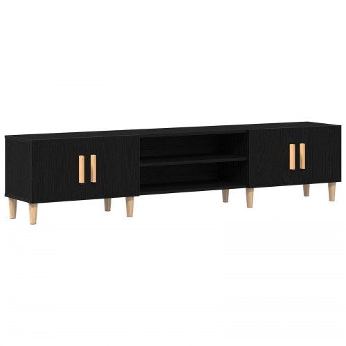 TV Skab Sort Eg 180x31,5x40 cm Konstrueret Træ
