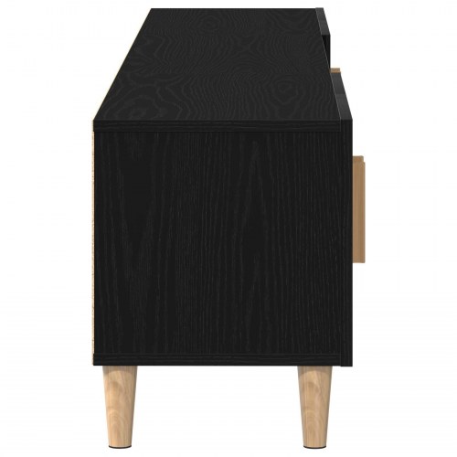 TV Skab Sort Eg 180x31,5x40 cm Konstrueret Træ