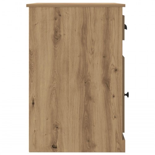 Skrivebord med opbevaring Artisan Eg 50x115x75 cm Konstrueret træ