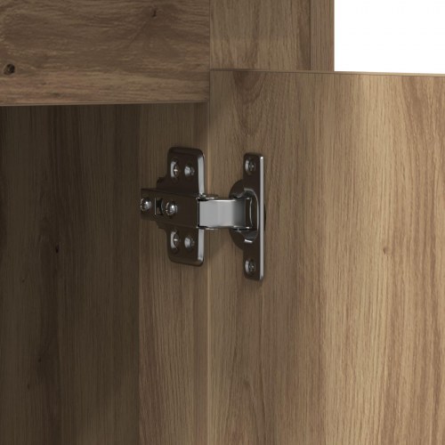 Skrivebord med opbevaring Artisan Eg 50x115x75 cm Konstrueret træ