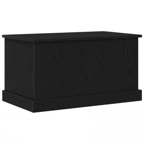 Opbevaringskasse Sort Eg 70x40x38 cm Ingeniørtræ