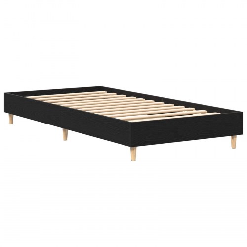 Sengeframe 90x190 cm Sort Eg Fingerarbejde