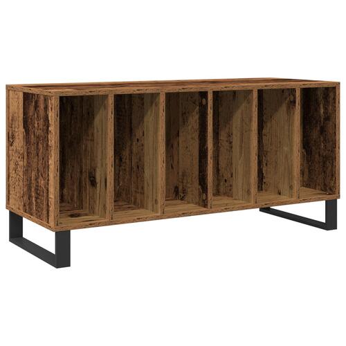 Record Cabinet Artisan Egetræ 100x38x48 cm Konstrueret Træ