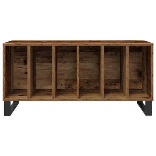 Record Cabinet Artisan Egetræ 100x38x48 cm Konstrueret Træ