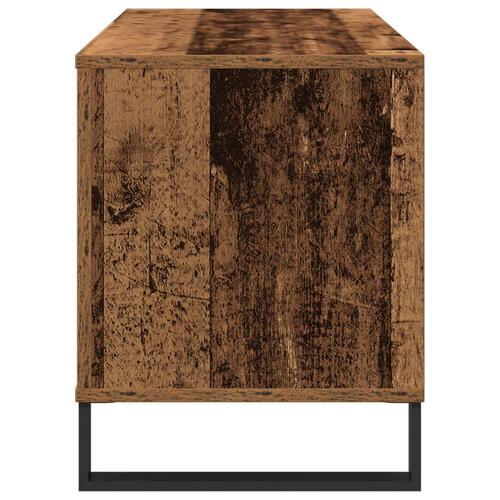 Record Cabinet Artisan Egetræ 100x38x48 cm Konstrueret Træ
