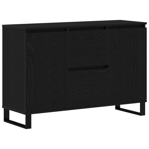 Sideboard Sort Eg 104x35x70 cm Konstrueret Træ