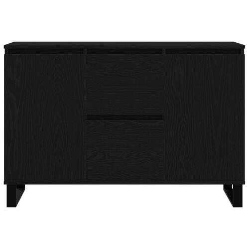 Sideboard Sort Eg 104x35x70 cm Konstrueret Træ