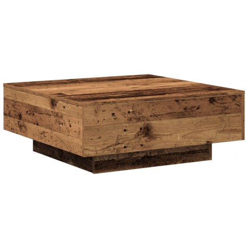 Kaffebord i Gammelt Træ 80x80x31 cm Ingeniørtræ