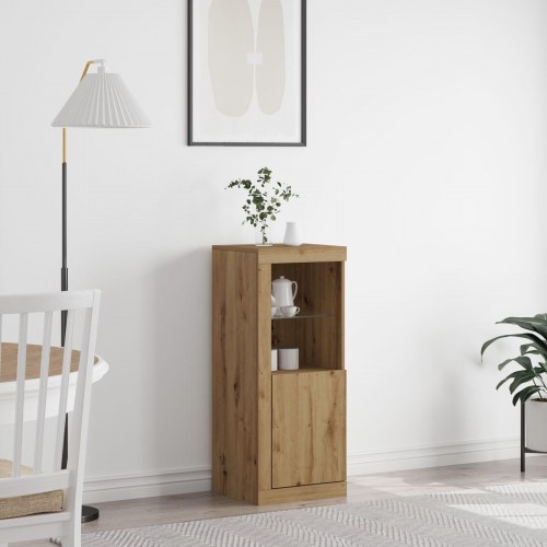 Skab med LED Lys Artisan Eg 41x37x100 cm
