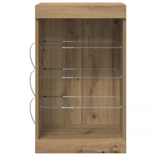 Sideboard med LED-lys Artisan Eg 41x37x67 cm