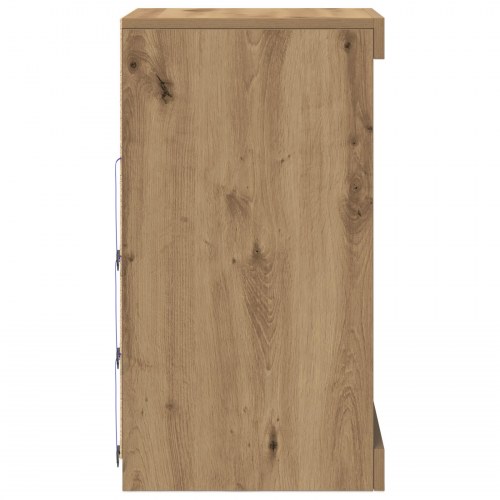 Sideboard med LED-lys Artisan Eg 41x37x67 cm