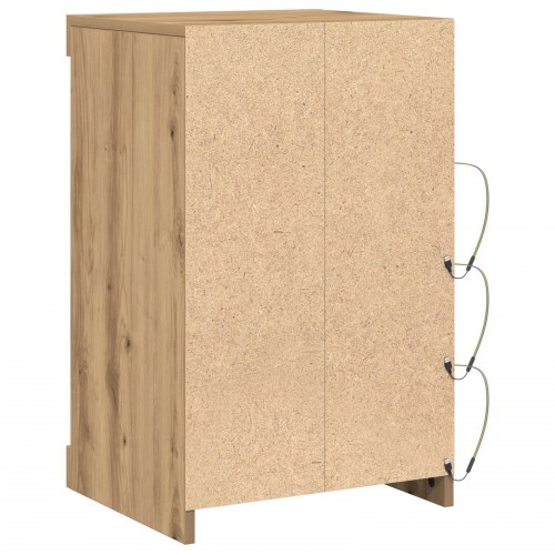 Sideboard med LED-lys Artisan Eg 41x37x67 cm