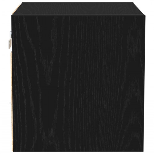 LED TV Skab Sort Eg 30x28,5x30 cm Konstrueret Træ
