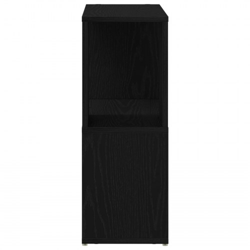 Bogreol i Sort Eg 60x24x63 cm - Konstrueret træ