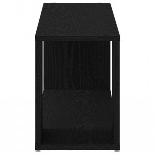 Bogreol i Sort Eg 100x24x32 cm lavet af konstrueret træ