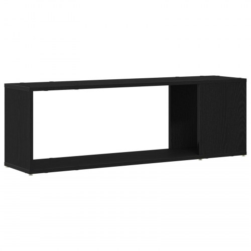 Bogreol i Sort Eg 100x24x32 cm lavet af konstrueret træ