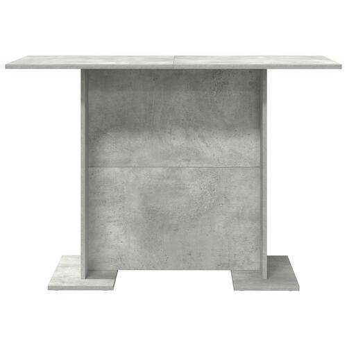 Spisebord Beton Grå 110x60x75 cm Konstrueret Træ