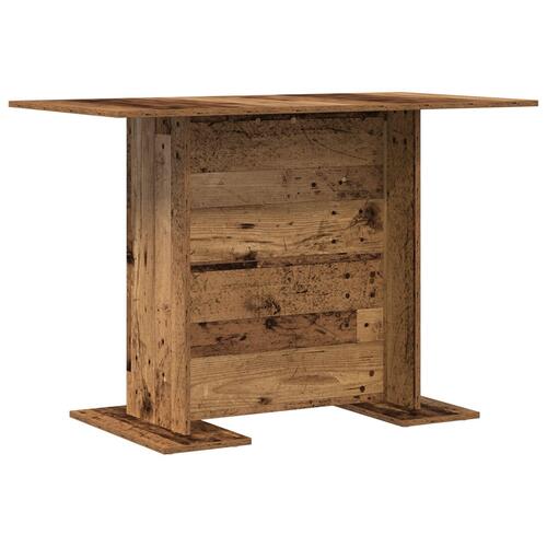 Spisebord Gammelt Træ 110x60x75 cm Konstrueret Træ