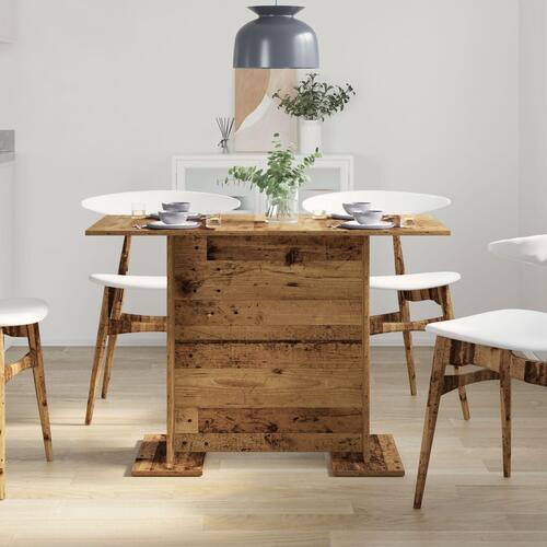 Spisebord Gammelt Træ 110x60x75 cm Konstrueret Træ