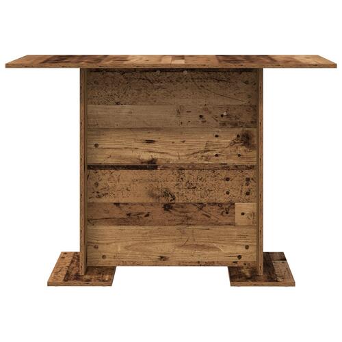 Spisebord Gammelt Træ 110x60x75 cm Konstrueret Træ