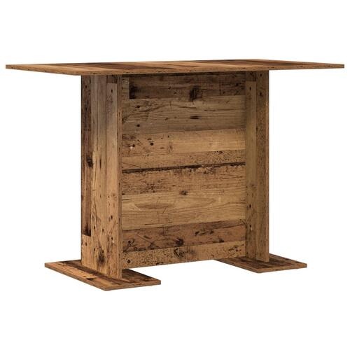Spisebord Gammelt Træ 110x60x75 cm Konstrueret Træ