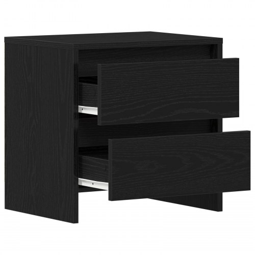 Natbord Sort Eg 45x34x44,5 cm Konstrueret Træ