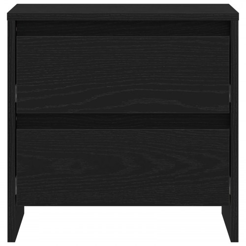 Natbord Sort Eg 45x34x44,5 cm Konstrueret Træ