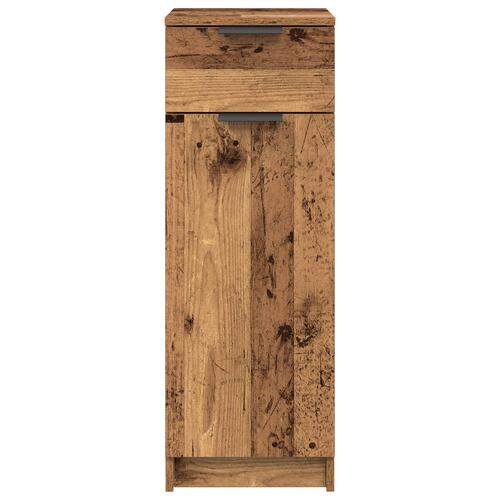 Badeværelse Skab Gamle Træ 32x34x90 cm Ingeniørtræ