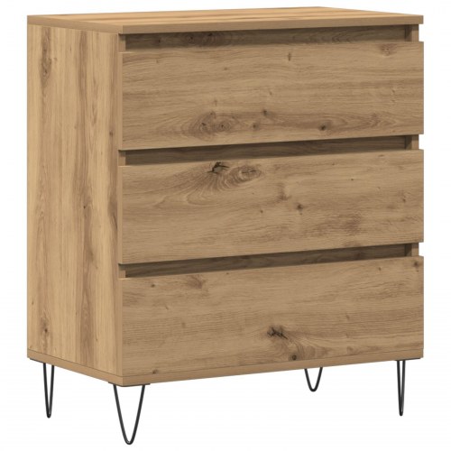 Skabsbord med Skuffer Artisan Eg 60x35x70 cm Konstrueret Træ