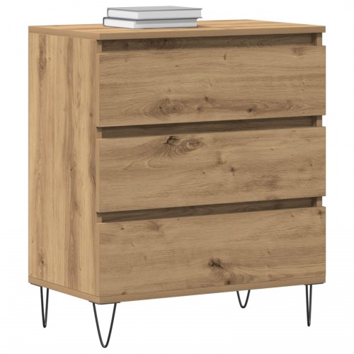 Skabsbord med Skuffer Artisan Eg 60x35x70 cm Konstrueret Træ