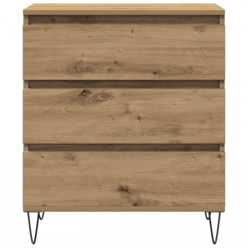 Skabsbord med Skuffer Artisan Eg 60x35x70 cm Konstrueret Træ