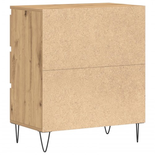 Skabsbord med Skuffer Artisan Eg 60x35x70 cm Konstrueret Træ